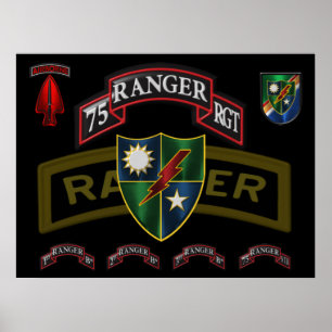 75. Ranger-Regiment Poster