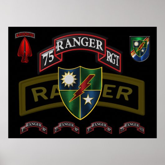 75. Ranger-Regiment Poster (Vorne)