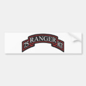 75. Ranger Regiment Scroll Autoaufkleber (Vorne)