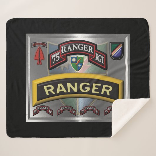 75. Ranger-Regiment Sherpadecke (Vorderseite (Horizontal))