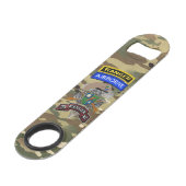 75. Ranger-Regiment Speed Flaschenöffner (Vorderseite Schrägansicht)