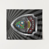 75. Ranger-Regiment STB-Bataillon Wandteppich (Vorderseite (Horizontal))