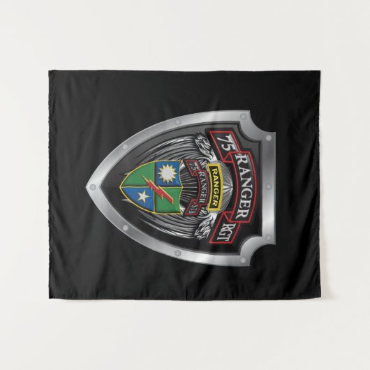 75. Ranger Regiment STB Wandteppich (Vorderseite (Horizontal))