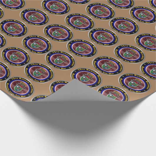 75. Ranger Regiment-Sua Sponte Geschenkpapier (Ecke)