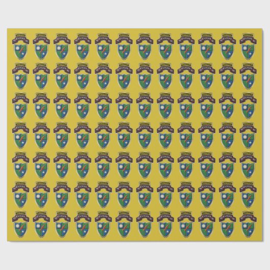 75. Ranger Regiment-Sua Sponte Geschenkpapier (Flach)