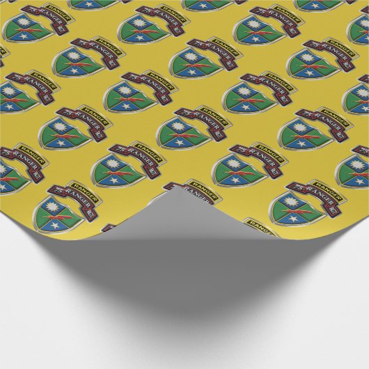 75. Ranger Regiment-Sua Sponte Geschenkpapier (Ecke)