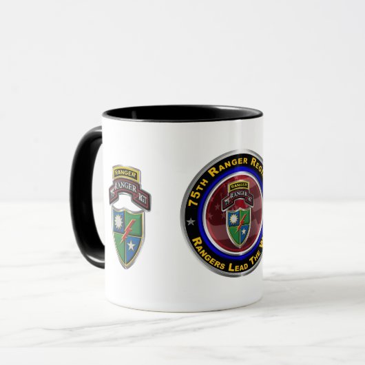 75. Ranger Regiment Tasse (Vorderseite Links)