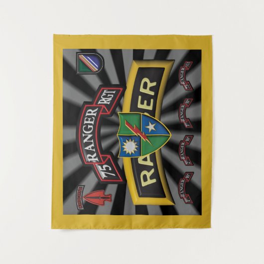 75. Ranger Regiment Wandteppich (Vorderseite)