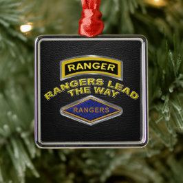 75. Ranger Regiment Weihnachten Ornament Aus Metall