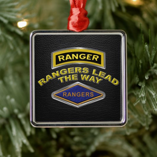 75. Ranger Regiment Weihnachten Ornament Aus Metall (Baum)