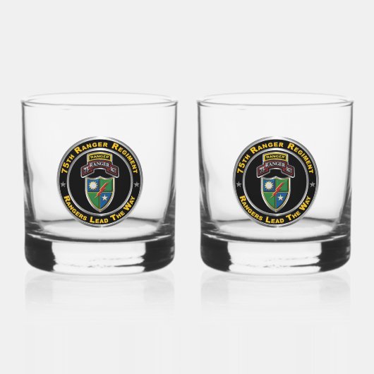 75. Ranger-Regiment Whiskyglas (Vorderseite)