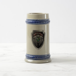 75. Ranger-Regimentsrolle - Prächtig Bierglas