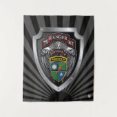 75. Rangerregiment 1. Bataillon Wandteppich (Vorderseite)