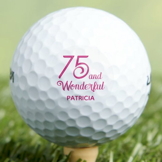 75 und Wunderbares Geschenk für Schwiegermutter -  Golfball