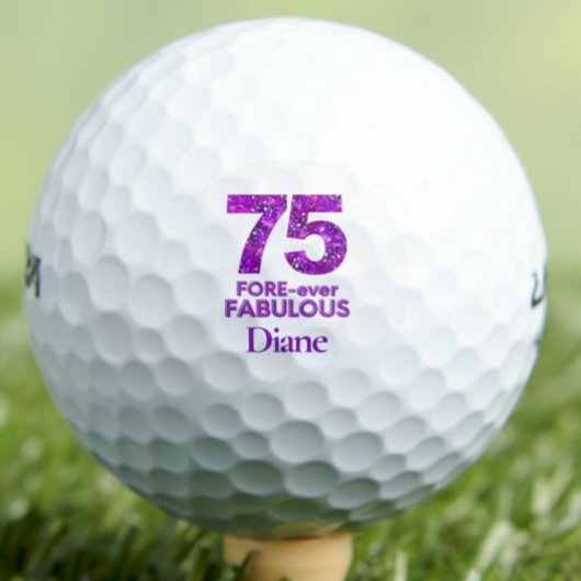 75 vorje Fabelous Gift for Friend, Chic Floral Golfball