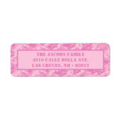 .75"x2.25" PinkARMY ACU Camouflage Rücksendeadress (Vorne)