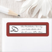 .75"x2.25" Rückgabesiegel Burberry Kariertes Geweb (Insitu)