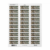 .75"x2.25" Rückgabezeichen - DIGITALER DRUCK (Vorne)