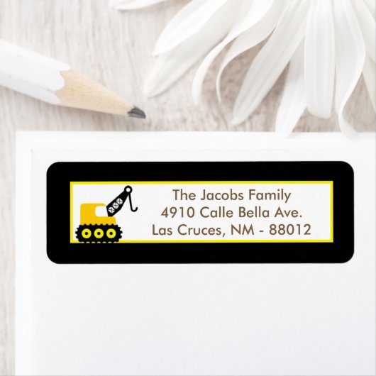 .75"x2.25" Rücksendeadresse - Aufbau (Insitu)