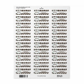 .75"x2.25" Rücksendeadresse Etikett Brown Tiffa Da (Vorne)