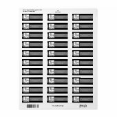 .75"x2.25" Rücksendeadresse Etikett Essensgetränk  (Vorne)