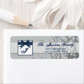 .75"x2.25" Rücksendeadresse Etikett Mattierter Gla (Insitu)