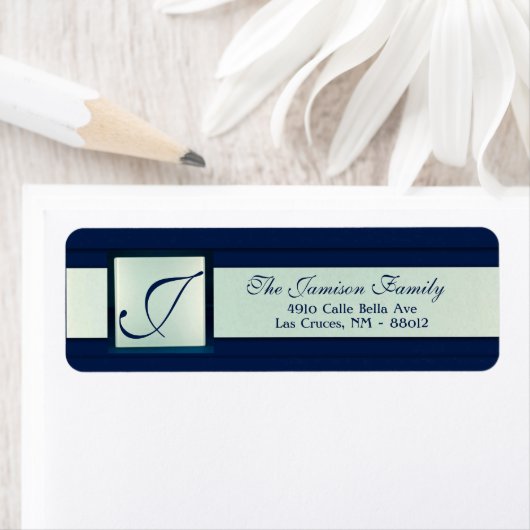 .75"x2.25" Rücksendeadresse Etikett Mattierter Gla (Insitu)