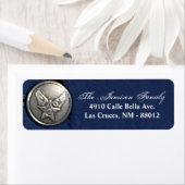 .75"x2.25" Rücksendeadresse Label Air Force Class  (Insitu)