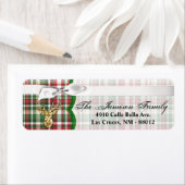 .75"x2.25" Rücksendeadresse Label Gold Glitzer Rei (Insitu)