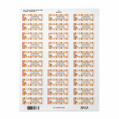 .75"x2.25" Rücksendeadresse Label Herbst Pumpki (Vorne)