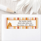 .75"x2.25" Rücksendeadresse Label Herbst Pumpki (Insitu)