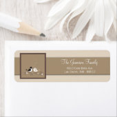 .75"x2.25" Rücksendeadresse Label Hochzeit Birds B (Insitu)