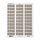 .75"x2.25" Rücksendeadresse Label Jäger Camouflage (Vorne)