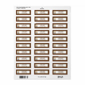 .75"x2.25" Rücksendeadresse Label Jungle Play (Vorne)
