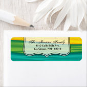 .75"x2.25" Rücksendeadresse Label lgbtq Regenbogen (Insitu)