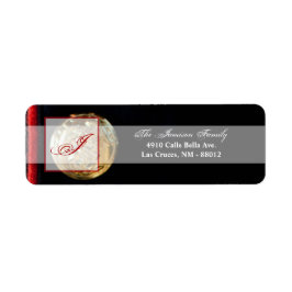 .75"x2.25" Rücksendeadresse Label Marine Dress Blu