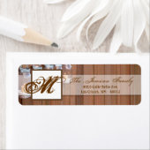 .75"x2.25" Rücksendeadresse Label Mason Jar Candle (Insitu)