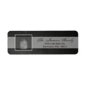 .75"x2.25" Rücksendeadresse Label Mason Jar String (Vorne)