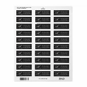 .75"x2.25" Rücksendeadresse-Label Moderne Chalkboa (Vorne)