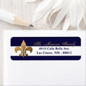 .75"x2.25" Rücksendeadresse Label Moderne Stripe N (Insitu)