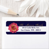 .75"x2.25" Rücksendeadresse Label Moderne Stripe N (Insitu)