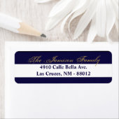 .75"x2.25" Rücksendeadresse Label Moderne Stripe N (Insitu)