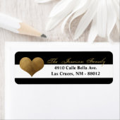 .75"x2.25" Rücksendeadresse Label Moderner Streife (Insitu)