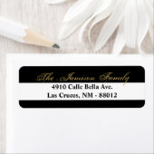 .75"x2.25" Rücksendeadresse Label Moderner Streife (Insitu)