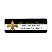 .75"x2.25" Rücksendeadresse Label Moderner Streife (Vorne)