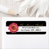 .75"x2.25" Rücksendeadresse Label Moderner Streife (Insitu)