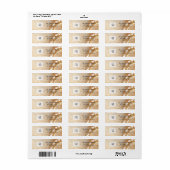 .75"x2.25" Rücksendeadresse Label Perl & Lace (Vorne)
