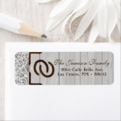 .75"x2.25" Rücksendeadresse Label Pferdeschuhe Hol (Insitu)