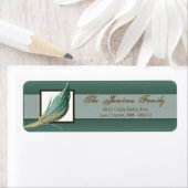 .75"x2.25" Rücksendeadresse Label Quail Feather (Insitu)