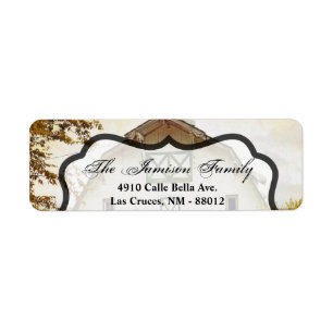 .75"x2.25" Rücksendeadresse Label Sunset Stall Cou